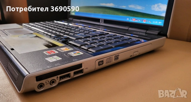 Лаптоп HP Pavilion dv8315nr, с Windows XP Media Center, снимка 3 - Лаптопи за дома - 54401838