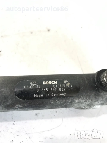 Горивна рейка Bosch за Fiat Ducato / Citroën Relay / Peugeot Boxer 2.8 HDi (2002-2006)  0445224009 , снимка 2 - Части - 54475412