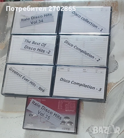 Аудио касети BASF , с Диско хитове , снимка 4 - Аудио касети - 54448653