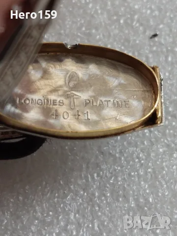 Прекрасно бижу за дамите.Стар антикварен часовник марка Longines,платина и диаманти/1929 год., снимка 10 - Дамски - 55449457