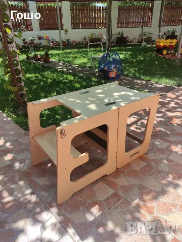 Кула по метода на Монтесори с дъска за рисуване - Стол , снимка 4 - Други - 55330639
