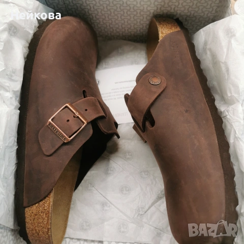 Birkenstock Boston анатомични чехли, сабо 41 Нови , снимка 2 - Мъжки чехли - 54587467