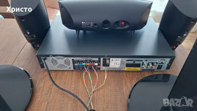 Домашно кино LG, 5+1, стерео уредба, DVD, снимка 2 - Ресийвъри, усилватели, смесителни пултове - 55128412