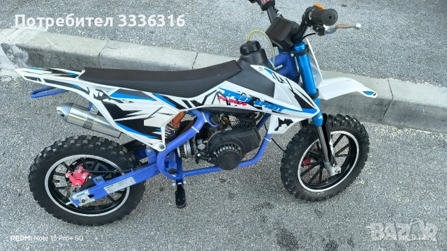 Детско моторче 50 cc pocket bike , снимка 6 - Мотоциклети и мототехника - 54989497