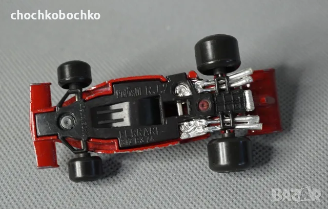 POLISTIL ITALY FERRARI 312 Метална играчка модел кола F1, снимка 4 - Колекции - 55319811