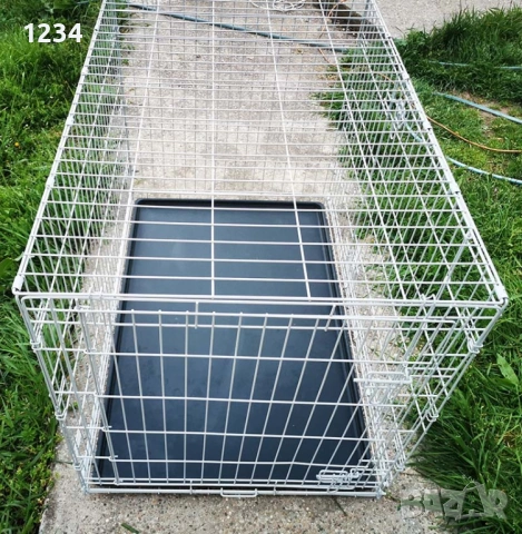 голяма метална клетка за куче 108x73x78см за транспорт и стационар , снимка 3 - За кучета - 54296883