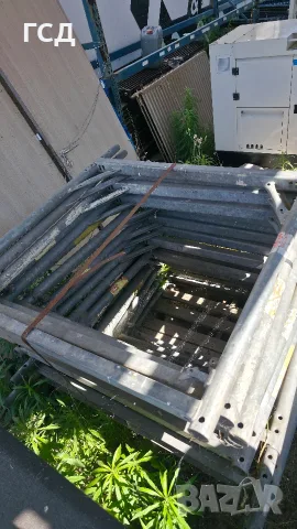Италианско поцинковано рамково скеле 856кв. , снимка 4 - Строителни материали - 55511076