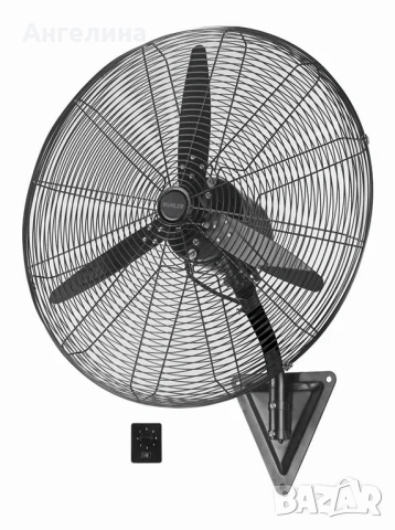 Вентилатор стенен 30'' Muhler MFI-3020, 200W, индустриален