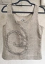 Луксозен ленен топ Bandolera с ефектен акцент Холандия, снимка 11