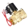 Електромагнитен клапан 1 цол AC 220V, месингов корпус, 22W – за напояване и индустриална 10355, снимка 4