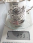 Сребърна чаша-халба,сребро 800,вместимост 250 мл., снимка 6