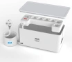 BEVA скрит удължител с кутия за кабели – 6 контакта + 3 USB-A + 1 USB-C, 3680W, 16A, 2м кабел, снимка 1