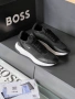 Hugo Boss Мъжки Черни Маратонки👟Мъжки Спортни Обувки В Черен Цвят Хуго Бос Код E1324, снимка 1