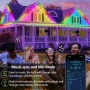 5 м външна RGB+IC LED лента, приложение/дистанционно, IP68, снимка 3