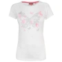 Дамска тениска Lee Cooper Diamond T Shirt е с къси ръкави и деколте по врата за класически вид., снимка 1