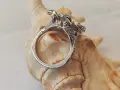 Сребърен пръстен арт 925, снимка 4