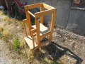 детско дървено столче за игра, снимка 2