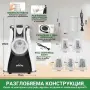 Електрическо ренде 5-в-1 HOMELUX – Мултифункционална резачка за зеленчуци, плодове и други, 5 сменяе, снимка 6