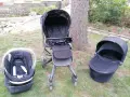 Бебешка количка Mamas & Papas Mylo + зимен/летен кош + кошче за кола + аксесоари, снимка 1