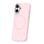 Кейс Silicone Thin Mag за iPhone 17 (6.3), светлорозов и Протектор, снимка 2
