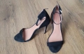 Невероятни черни сандали TOPSHOP, тънък ток, номер 39, перфектни, снимка 2