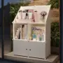 Модулен шкаф за съхранение ELEGANCE – 4 модула, бял, снимка 3