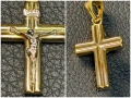 Чисто нов Златен кръст разпятие 14 карата 585 gold krast zlato zlaten, снимка 6