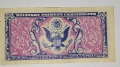 UNC. Военна банкнота от САЩ 5 Цента 1951 година. , снимка 4