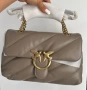 Чанта Pinko love classic puff grey, снимка 7