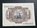 Испания. 1 песета. 1953 година. Санта Круз., снимка 2