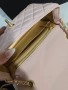 Chanel Flap Bag Gold logo Дамска Розова Чанта От Естествена Телешка Кожа Код Brand Luxury Fashion27, снимка 4