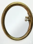 АНТИКВАРНО БРОНЗОВО ОГЛЕДАЛО В СТИЛ СЕЦЕСИОН , снимка 1