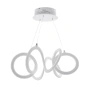 Метален полилей, бял, led 80w, 4000k, 1481 wh, снимка 1