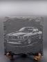 Квадратни каменни подложки от естествен шистов камък (Slate Coasters) – 10х10 см , снимка 3