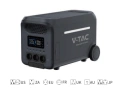 Портативна Зарядна Станция (с LiFePO4 Батерия и Wifi ) V-tac 3000W / 2560Wh, снимка 7