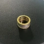 Златна халка Bvlgari – 7,05 гр. (Размер 55), снимка 1