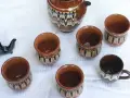 продавам кана за вино и чаши български с шарки, снимка 4