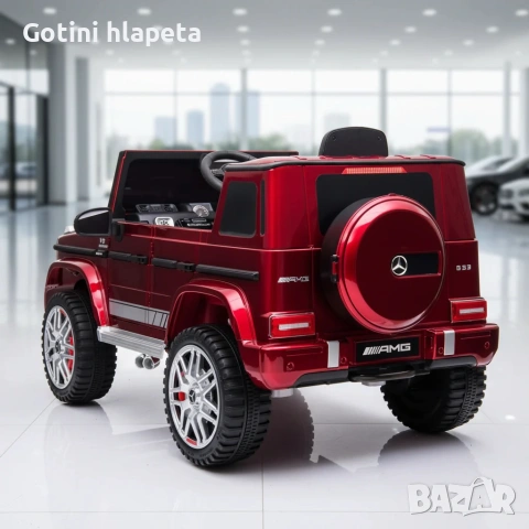 Акумулаторен джип Mercedes G 63 AMG 4X4 Premium 12V/9Ah,120W, снимка 2 - Детски велосипеди, триколки и коли - 14726744