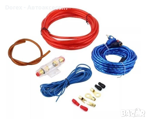 Кабели за усилвател MD-8 комплект за кола, снимка 2 - Аксесоари и консумативи - 54208821