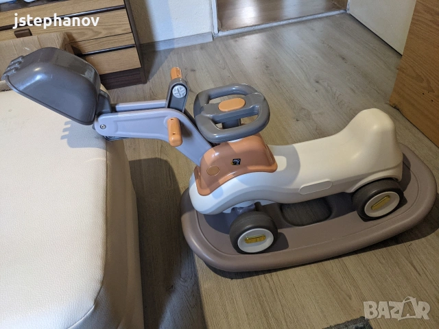 Багер за бутане и каране Moni Bumpy + люлка, 3 в 1