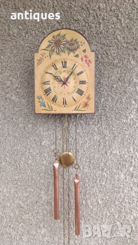 Стенен часовник с тежести - Schatz - Made in Germany -1970"г