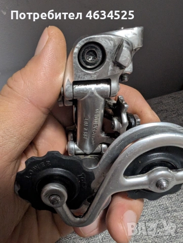 Ретро Шосеен Дерайльор Campagnolo Nuovo Record, снимка 6 - Части за велосипеди - 54999683