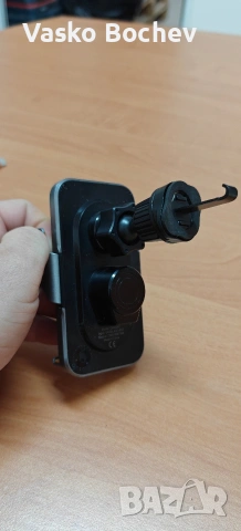 Стойка за автомобил с бързо безжично зареждане XMART CAR HOLDER WIRELESS CHARGING CH2024T , снимка 2 - Аксесоари и консумативи - 54676890