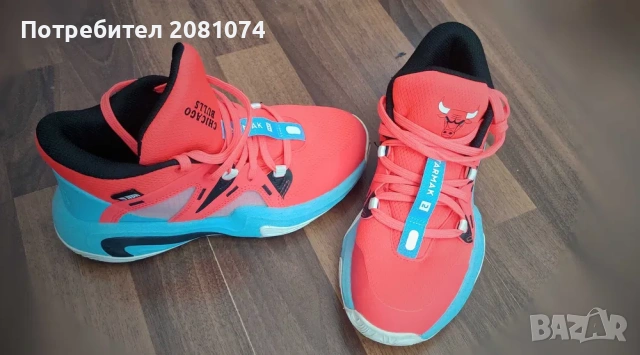 Детски баскетболни обувки Tarmak Mini Me Chicago Bulls номер 36, снимка 2 - Детски маратонки - 54710708