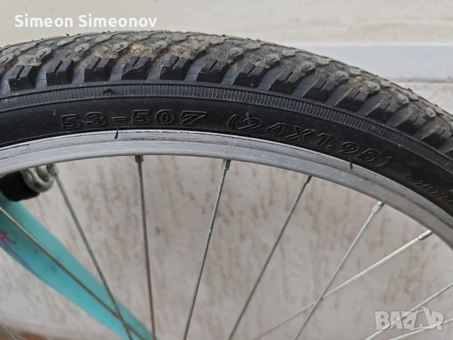 Велосипед Falcon 24 цола, Скорости Shimano (За дете/юноша, снимка 4 - Велосипеди - 55043506