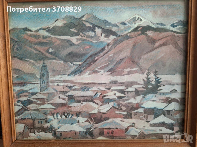 Зимен пайзаж картина
