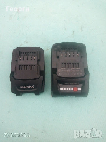 Metabo 18V 2.0/5.5Ah Li-ion батерии, снимка 8 - Други инструменти - 54030931