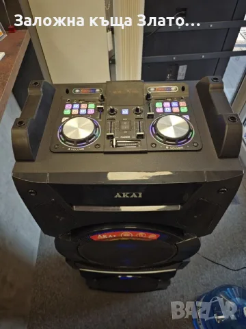 Bluetooth Аудио система Akai DJ-S5H 400W с микрофон и дистанционно, снимка 5 - Bluetooth тонколони - 55659723