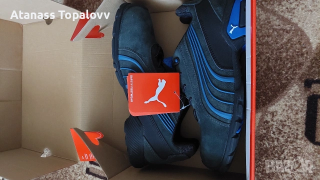 Работни обувки с метално бомбе Puma, снимка 2 - Други - 54329433