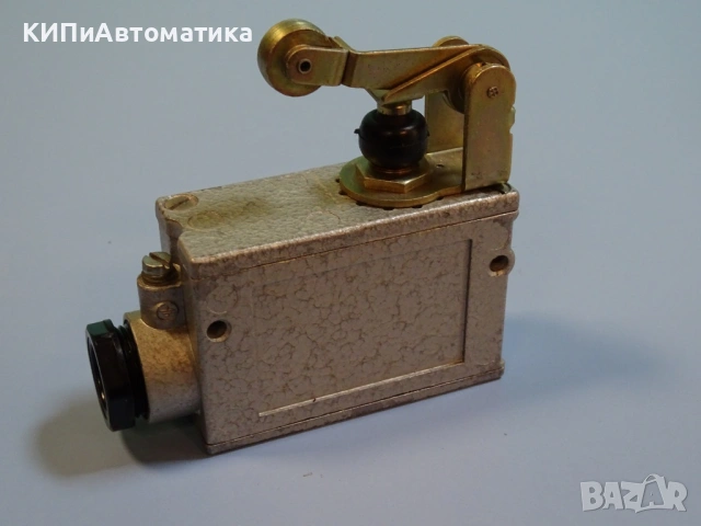 Изключвател краен ROBOTRON DDR BF1.H1/1 limit switch 220V 10A, снимка 3 - Резервни части за машини - 54344468